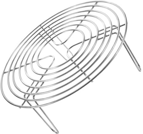 Homoyoyo Runder Dampfgarer Aus Edelstahl Multifunktionales Dampfgitter Für Kochtöpfe Zum Dämpfen Von Gemüse Und Mehr Lebensmittelecht Rostfrei Elektropoliert