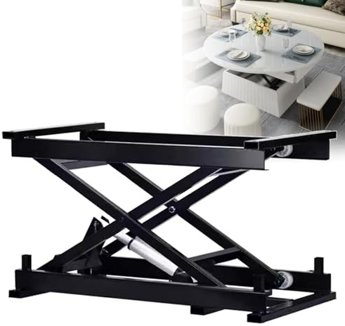 Sollevatore Elettrico per Tavolino Supporto per tavolo da pranzo, forbice elettrica, tavolo elevatore multifunzionale per uso domestico, sollevatore per caffè, piattaforma di sollevamento a