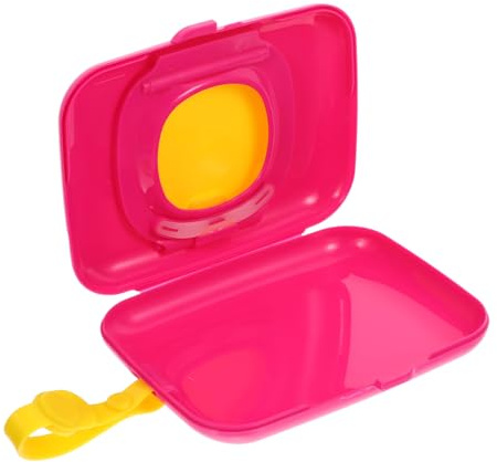 Warmhm Feuchttücherbox für Unterwegs Praktischer Spender für Babypflegetücher für Schlafzimmer Wohnzimmer Robusten Materialien für Tische Kinderwagen und Krippen