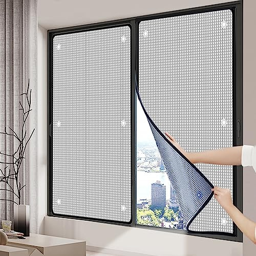 Genérico Película Reflectante con Ventosa para Ventanas, película Aislante de Aluminio, película Opaca Total para Ventanas, Deflector de Aislamiento de Vidrio para balcón con protección Solar