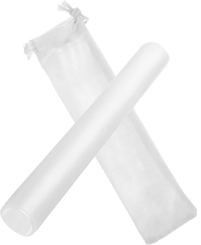 HANABASS Acrylic Singing Bowl Mallet Stick with Storage Bag Durable Buddha Sound Bowl Striker for Meditation Sound Healing & Relaxation 7.68In