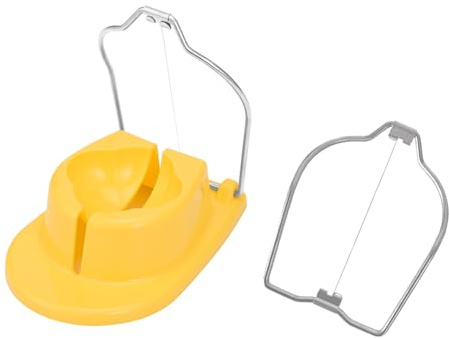LTCT Egg Slicer for Hard Boiled Eggs, Deviled Eggs, Pickled Eggs Cut Eggs in Half Stainless Steel Wire Egg Cutter Kitchen Chopper Tool with a Spare Accessory Suitable for Home, Restaurant