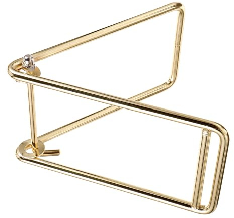 jojofuny Gold Stainless Steel Raffle Ticket Holder Roll Dispenser Practical Table Ticket Organizer Stand for Lottery
