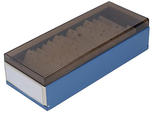 Generic Porte-Cartes D'indexation, Organisateur de Fichiers de Cartes de Visite de A à Z, Haute capacité, pour une Gestion Efficace dans un Environnement de Bureau (BLUE)