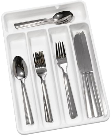 madesmart Value Mini Silverware Tray, White