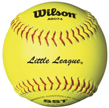 Wilson A9274 Little League Baseball Softball (12 Pieces), 27,9 cm, Optik Gelb