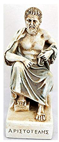 Estia Creations Antiker griechischer Philosoph Aristoteles-Skulptur 384-322 v. Chr.