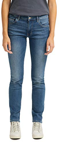 MUSTANG Women's Style Rebecca Slim Jeans, Blue (Medium Bleach 312), W28/L30 (Size: 28/30)