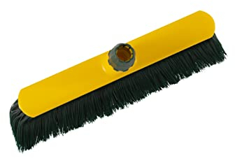 Novaliv Besenkopf Krallenbesen Set 40 cm Kunststoff gebogenen Borsten Besenaufsatz Besen Broom Head Ersatzteil Ersatzkehrteil (1, 40 cm Ersatzkopf)
