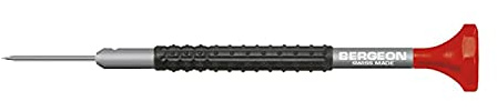 Bergeon 7899- Uhrmacher Schraubendreher, Aluminium eloxiert, ergonomisch, mit auswechselbaren Edelstahl-Klingen
