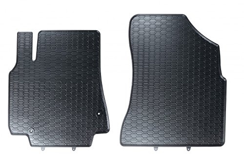 Geyer & Hosaja Gummimatten 845/2C passgenau für Berlingo II 2 Stück 2008 - Partner 2 Stück ab 2008, Schwarz