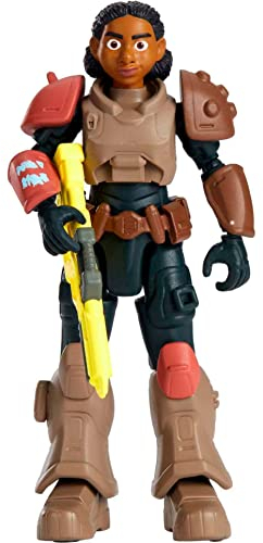 Buzz Lightyear HHJ82 - Authentische Buzz Lightyear Jr. ZAP Patrol Izzy Hawthorne-Actionfigur 12,7 cm, 12 bewegliche Gelenke, Lasergeschoss und Helm, Spielzeug für Kinder ab 4 Jahren