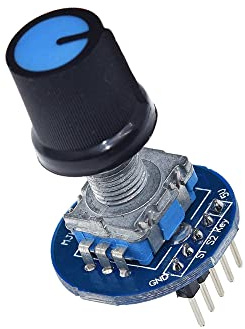 1 stücke Rotary Encoder Modul Runde Audio rotierende Potentiometer Knob Cap Ec11