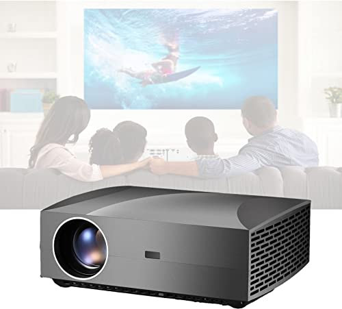 CYLZRCl Proiettore Full HD 1080P HD 4K 8 Bit LTPS 300ANSI, Teatro Maxischermo Video 3D, Wi-Fi Wireless Proiettore Home Theater (Android)