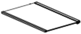 Clayette, étagère bac à légumes repère 121A 311X201 mm Frigo, Réfrigérateur, Congélateur ACQ30340404 LG Frigo, Réfrigérateur, Congélateur ACQ30340404