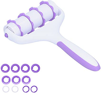 Fondant Cutter Wheel Roller, Cutter Pastry Mold Dough Lattice Cutter Rolle Lattice Roller Cutter Craft Dought Cookie Pie Pizza Bread Pastry Home Kitchen Tools
