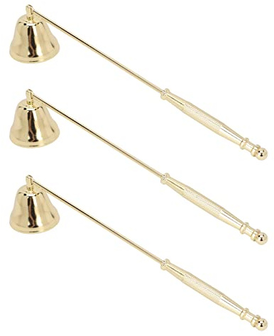 3 Pezzi Spegni Candela, Accessorio Spegni Candela Placcato in Ferro, Spegni Candela per Spegnere Le Candele Fiamma Sicuro, Candele Profumate, Candele per Aromaterapia