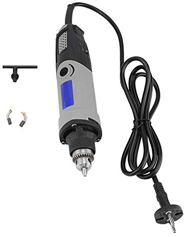 OKJHFD Stabschleifer, Rotationswerkzeugsatz, Elektrischer Stabschleifer Mit 400 W, Multifunktionales Mini-Elektrostabschleifer-Set, Mit Variabler 6-Gang-Steuerung, Für DIY-Kreationen