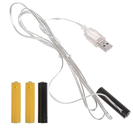 Éliminateur de piles AAA 4,5 V et 3 V, accessoire transformateur pour bougies électroniques, jouets électriques et lumières (1)