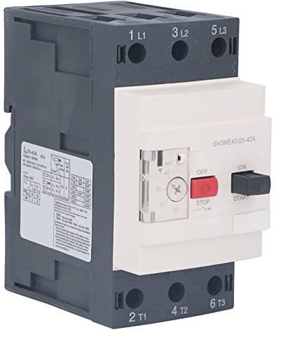 Protecteur de Moteur, Disjoncteur GV3ME40 25-40A AC690V, Protection de Circuit Monté sur Rail, Disjoncteurs Thermiques