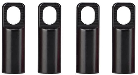 Juicy Nipple Black Presta Valve Caps with Core Removing Function Presta Core Remover Caps Used on Bike Presta/French Valves (4 Pack)
