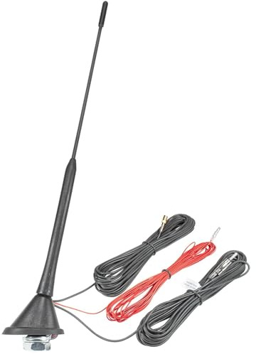 tomzz Audio 1000-069 DAB Antenne Auto Kombi Dach Antenne DAB+ UKW AM FM mit Verstärker SMB DIN 72 Grad 7,5m Kabel Kombi Wohnmobil Wohnwagen