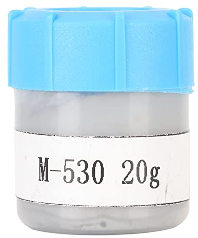 Naroote Wärmeleitpasten-Set, Flüssigmetall-Wärmeleitpaste, 3,2 W/m.k, Sicher, Starke Haftung, Hohe Leitfähigkeit, Wärmeleitendes Fett für CPU, GPU, LED-IC (20g)