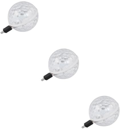 Angoily 3pezzi Usb Led Strobe Light Crystal for Party Dance Ktv Bar Usb Powered Disco Effect Light for Home Wedding Stage Events