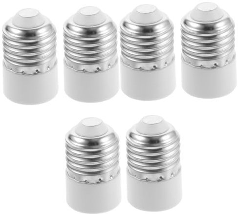 Angoily 6stücke Lampenfassung Adapter Sicherer Lampensockel Für Lampen Installieren Einsetzbar Für Tisch Und Deckenlampen Langlebig Und Praktisch