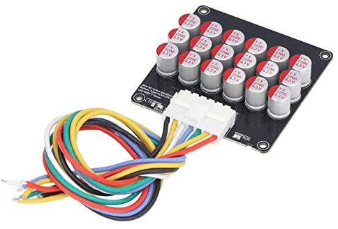 Risegun Battery Active Equalizer, Lithium Lipo Battery Energy Active Equalizer, Universal Cell Balancer Balance Board 1.8V-4.5V 5A for LTO LFP LPO NCM (4-6S)
