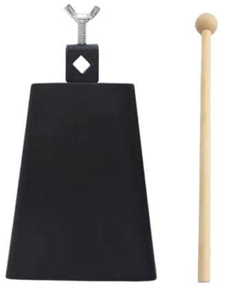Große Kuhglocke, Geräuschmacher, Metall, Kuhglocke, Handpercussion, Musik-Kugel für Sportveranstaltungen, Schlagzeug-Set, Hochzeit