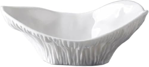 LAHTIQWE Ciotola per zuppa in Ceramica Insalatiera a Forma di Conchiglia per Uso Domestico Ciotola per Dessert Ciotole per Gelato Ciotole per Snack Ciotole per Frutta