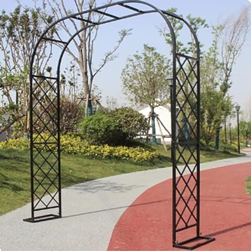 Rankgitter aus Metall, für Kletterpflanzen, verzinkt, Pergola-Laube für Hochzeiten und Veranstaltungen, 300 x 40 x 230 cm, langlebig, Party-Torbogen, Dekoration