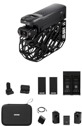 HOVERAir X1 PRO Action Cam Volante 4K, Drone Pieghevole, Combo Fly Joy | Drone con fotocamera Seguimi 42 km/h, 15+ Modalità di Volo Automatiche, Vuelo OmniTerrain, Sensor Anti-Collisione, Peso 192g