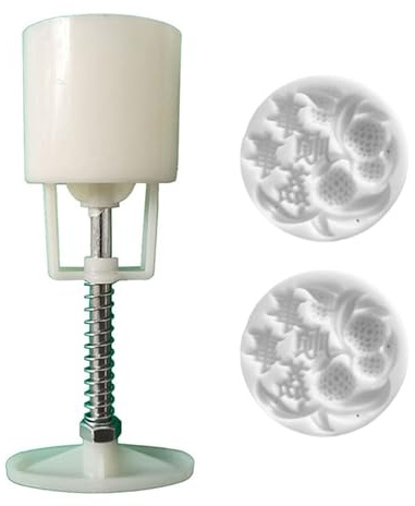 Qaonsciug Pie Press Mold With Floral Embossing Design For Homemade Festival Treats & Baking Gifts Traditional Designs