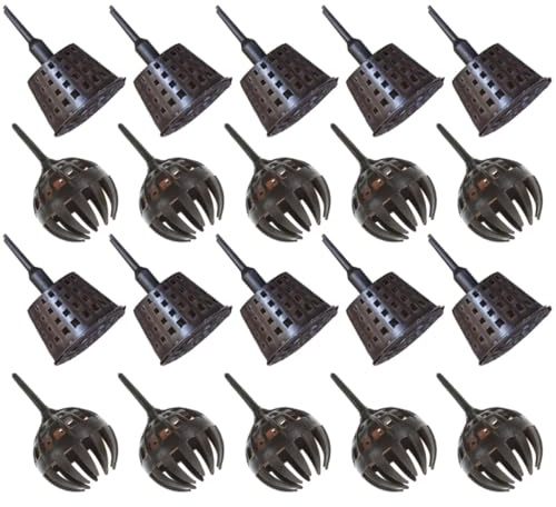ifundom 20 pièces Boîte à Engrais Plastique pour Plantes Pot Protection Oiseaux et Animaux Paniers de Fertilisation Automatique pour Jardin Intérieur et Balcon