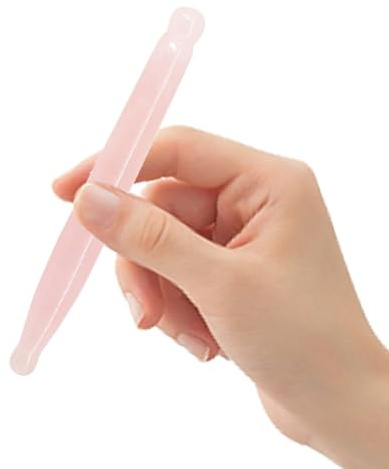 Ciieeo Rosa Jade Massagestab für Gesichts und Augenmassage mit Akupressurfunktion zur Aktivierung der Durchblutung und Linderung von Blutstauungen für Gestresste Berufstätige