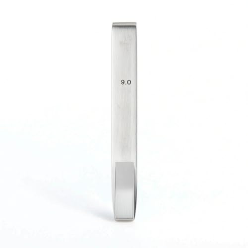 MotiveTech Fustella a U Lucidato Punzone Cavo Manuale Utensile per Hobbisti, Lavorazione Del Cuoio, 9mm