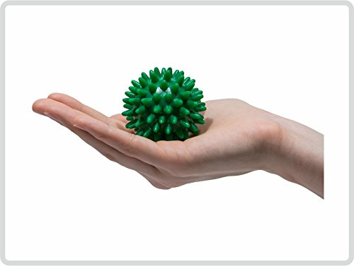 Teckmedi Igelball Igel-Ball Noppenball Massageball, ø 5 cm Farbe: Grün *Top-Qualität*