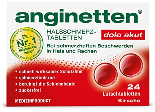 ANGINETTEN dolo akut Halstabletten 24 St