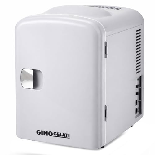 Gino Gelati 4 Liter 2 in 1 Mini Kühlschrank Kühlbox Warmhaltebox Campingkühlschrank 12 & 220 Volt, kühlt bis 25°C unter Umgebungstemperatur
