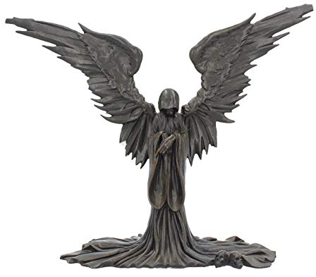Nemesis Now Figura de ángel de la Muerte (28 cm), Color Negro