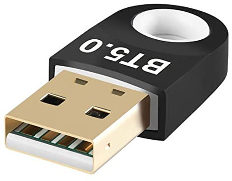 Vigcebit Adaptateur Blue Tooth USB | Adaptateur USB 5.0 Blue Tooth | clé Bluetooth sans Pilote pour Ordinateur/Ordinateur Bureau/Ordinateur