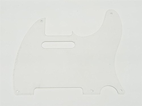 Kaish Transparentes amerikanisches Vintage 5-Loch-Tele-Pickguard TL Gitarren-Pickguard/Schlagbrettschutz für Tele/Telecaster