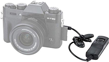 JJC Shutter Release Cable Remote Release for Fujifilm XT5 XT4 XT3 XT2 XH2 XH2S XH1 XT30 XT30II XT20 XA5 X100V X100F GFX100S GFX100SII GFX50R Cameras Replaces Fujifilm RR-100 Release Cord