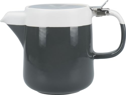 La Cafetière Barcelona Small Teapot, Ceramic, Cool Grey, 42 ml