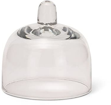 SWEET HOME Campana Piccola Cloche in Vetro Trasparente cod.CC00790LU cm 7h diam.7,3 by Varotto & Co.