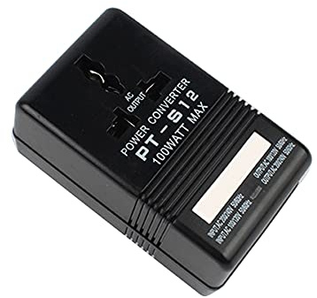 Reise Adapter, Asudaro Universal Travel Plug Stromadapter 100W Auto-Stromwandler-Adapter 110V auf 220V Step-up/Down-Netzteil Spannungswandler Wechselrichter Elektrischer Transformator,Schwarz