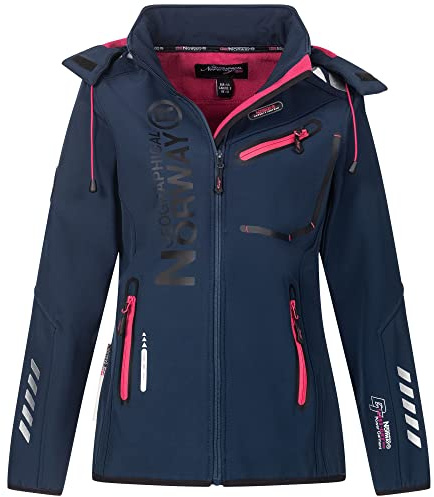 Geographical Norway Damen Softshell Funktions Outdoor Regen Jacke IMS Edition Sport wasserabweisend S M L XL XXL