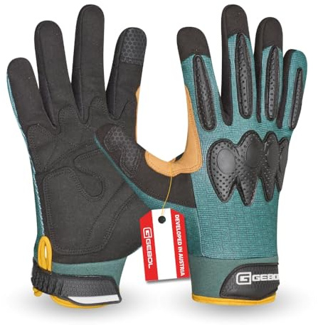 Gebol Cornus Schnittschutzhandschuhe, Gr. 8/M, Touchscreen, schnittfest | Für Werkstatt, Glas- & Metallhandhabung, zuverlässiger Schutz vor Klingen, feines Tastgefühl, flexibel & fingerfertig